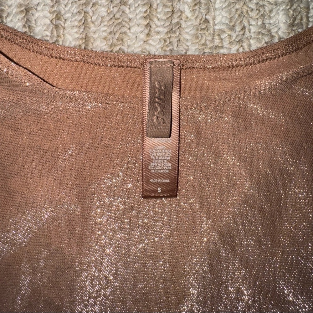SKIMS shimmer high neck body suit - Picture 2 of 3